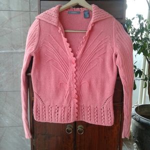 Liz Claiborne cable knit style cardigan
